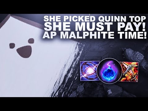 SHE PICKED QUINN, SHE MUST PAY! FULL AP MALPHITE! - League & Chill | League of Legends