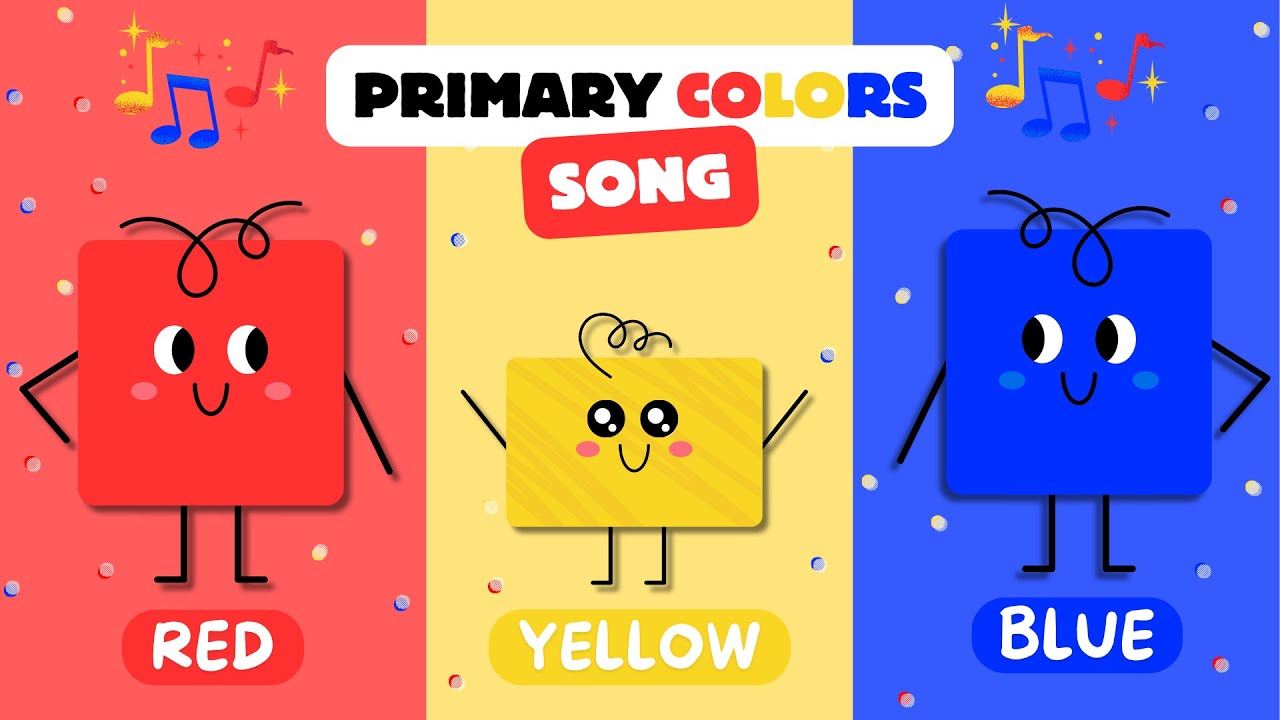 Learn Primary Colors While Dancing | Easy Song For Preschooler and Toddlers