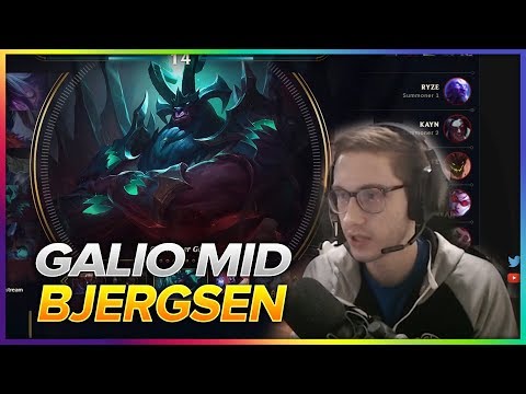662. Bjergsen Galio vs Ryze Mid - Patch 8.9 Season 8 - BJERGSEN STREAM