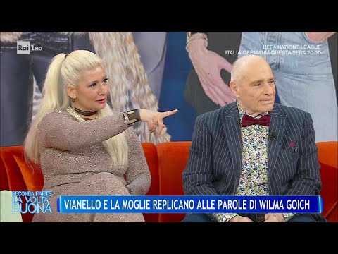 Vianello e la moglie replicano alle parole di Wilma Goich - La Volta Buona 20/03/2025