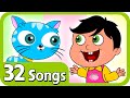 Kids Nursery Rhymes Johny Johny Yes Papa And Lot More Rhymes 32 Songs Compilation For Kids