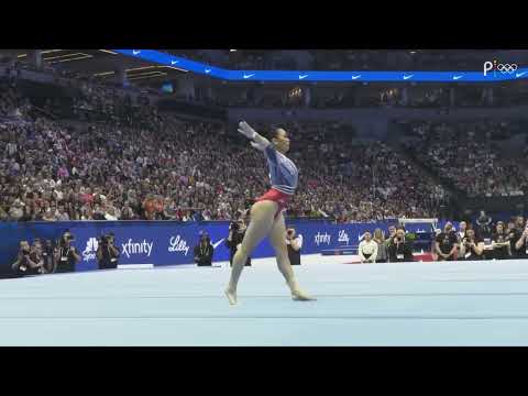 🥈 Sunisa Lee 🇺🇸 FX 13.850 2024 US Olympic Trials Day 2