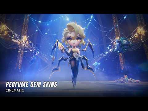 Cinematic Perfume Gem Skins: Elise (Prestige), LeBlanc, Vladimir, & Tahm Kench – TFT: Golden Spatula
