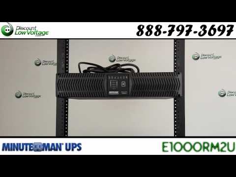 Minuteman RM1000RM2U Rack Wall Tower Uninterruptible Power Supply