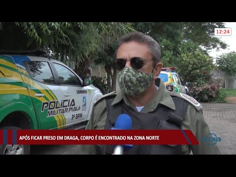 Após ficar preso em draga, corpo é encontrado na zona norte de Teresina 05 04 2021