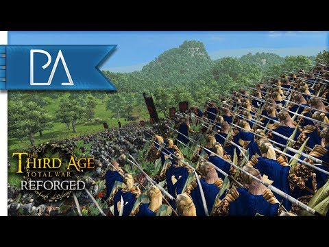 SIEGE OF THE WOODLAND REALMS: 20K MAN BATTLE! - Third Age Total War Reforged Mod Gameplay