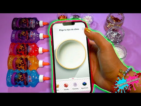 Probando recetas de aplicaciones de Slime - Supermanualidades