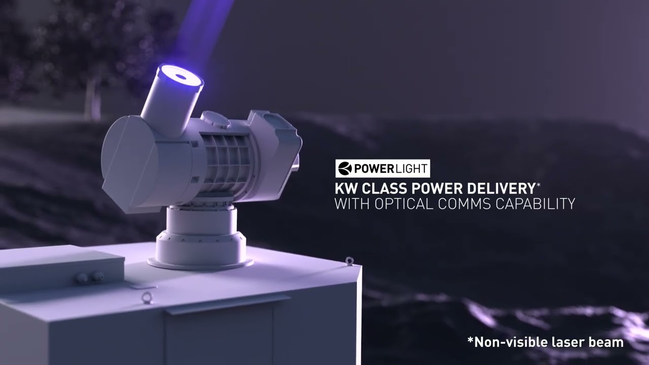 PowerLight's end-to-end laser power beaming system for Unmanned Aerial Systems (UAS). - YouTube