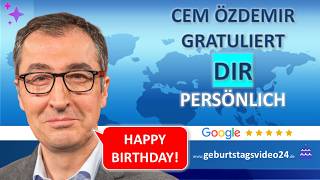 Cem Özdemir – Beispielvideo zum Geburtstag