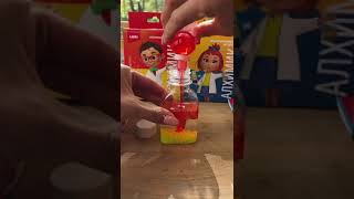 Химические опыты. Несмешивающие среды "Красно-жёлтая"