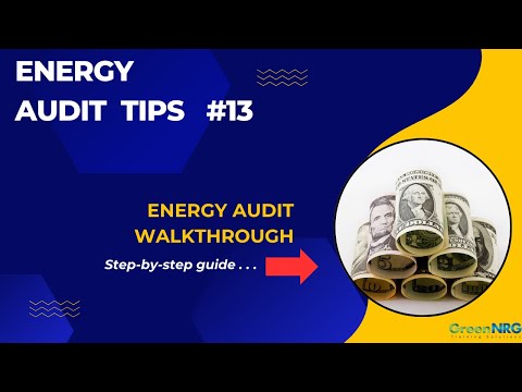 Level 1 Walkthrough & Preliminary Energy Audit