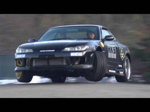 Federico Sceriffo JUMP DRIFT Nissan Silvia S15! - NEW Track Layout at Varano!