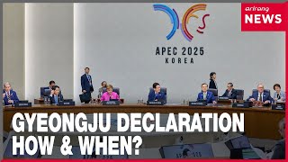 How close are we to Gyeongju Declaration?