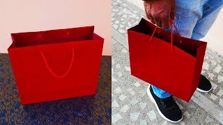 How To Make a Paper Bag - Paper Shopping Bag Craft Ideas (Anyone Can Make it!)