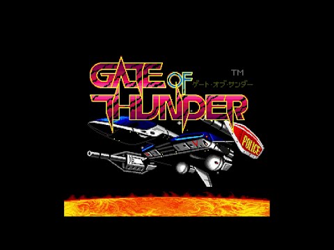 GATE OF THUNDER (ゲート オブ サンダー). [PC Engine CD]. 1CC. No Death.  HARD. 60Fps.