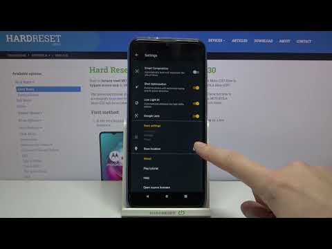 How to Manage Location Tags in Motorola Moto G30 – Switch On Geolocation Function in Camera
