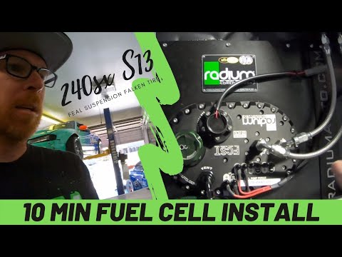 10 Minute Fuel Cell Install Into a 240sx