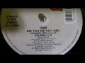 Lime-Did You See That Girl (Extended Version)