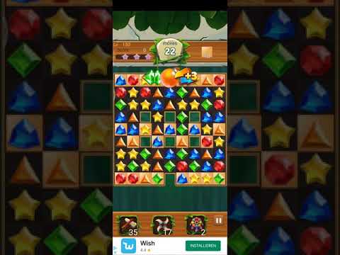 Jewels Jungle 💎 - Jewels & Gems Match 3 Puzzle 2021 Level 150 ⭐⭐ no Booster 👑 Android Gameplay ✅