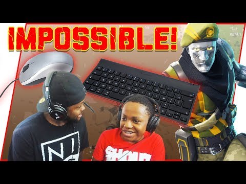 The IMPOSSIBLE Fortnite Challenge ft. Annoying Little Brother! - Fortnite Gameplay