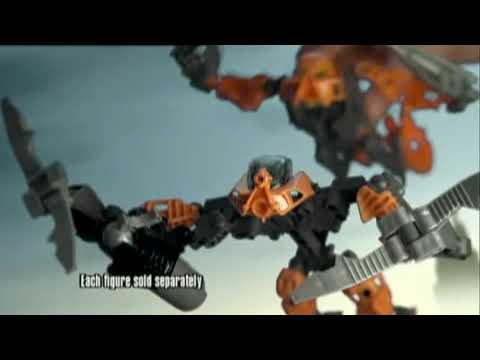 Rare Without Voices! 30s Phantoka Products, Sets TV Commercial - LEGO Bionicle 2008