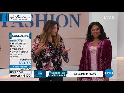 HSN | Hillary Scott Fashions 09.12.2019 - 04 PM