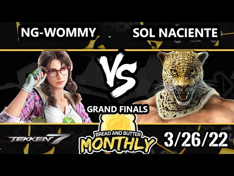 Bread and Butter 26 GRAND FINALS - Sol Naciente (King) Vs. NG-Wommy [L] (Julia) Tekken 7