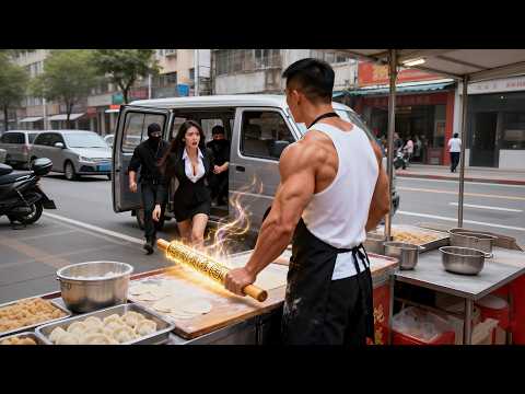 黑幫混混當街強佔美女總裁，不曾想角落賣餛飩的大叔竟是退隱戰神低調生活，隨便一拳打的黑老大生活不能自理，女總裁秒被征服倒貼家產獻身，不要名分只求當他的紅顏知己#餛飩王