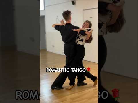 ROMANTIC TANGO🌹Training ❤️ #short #ballroom #ballroomdance #ballroomdancing #tango