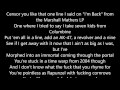 Eminem Rap God Lyrics Scrolling