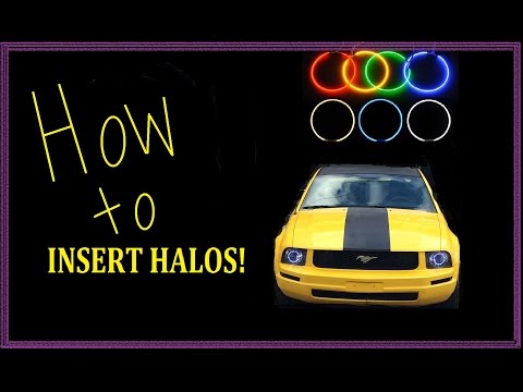 How to install LED halo rings in your headlights
