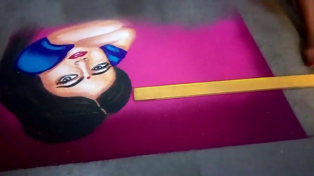 Rangoli design competition with a cause save the girl child by jyoti