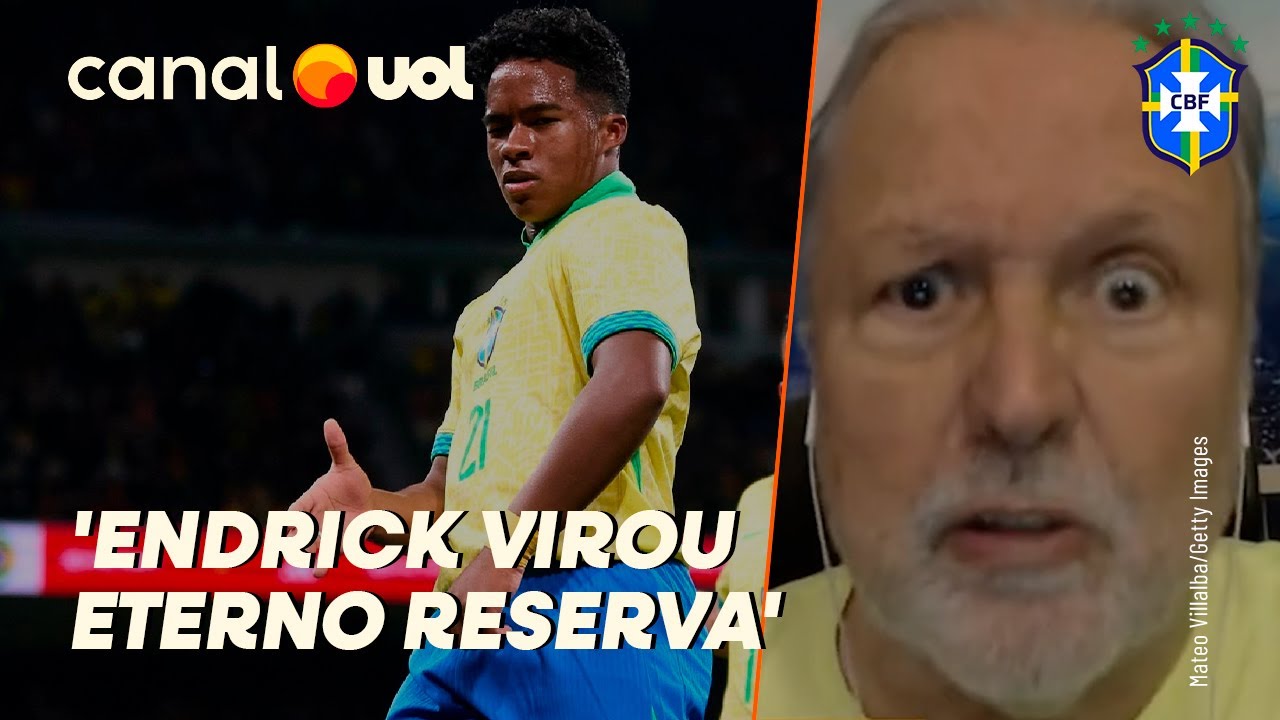 ENDRICK SE TORNOU ETERNO RESERVA NA SELEÇÃO BRASILEIRA, DISPARA RMP