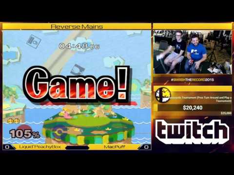 Smash the Record 2015 - Melee Reverse Main Bracket -  Liquid| Hungrybox vs FE| MacD