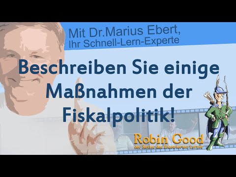 Describe some fiscal policy measures!