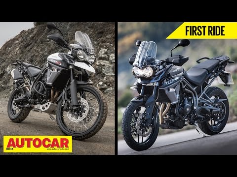 2015 Triumph Tiger 800 XR & 800 XC | First Ride Video Review | Autocar India