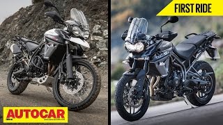 2015 Triumph Tiger 800 XR & 800 XC | First Ride Video Review | Autocar India