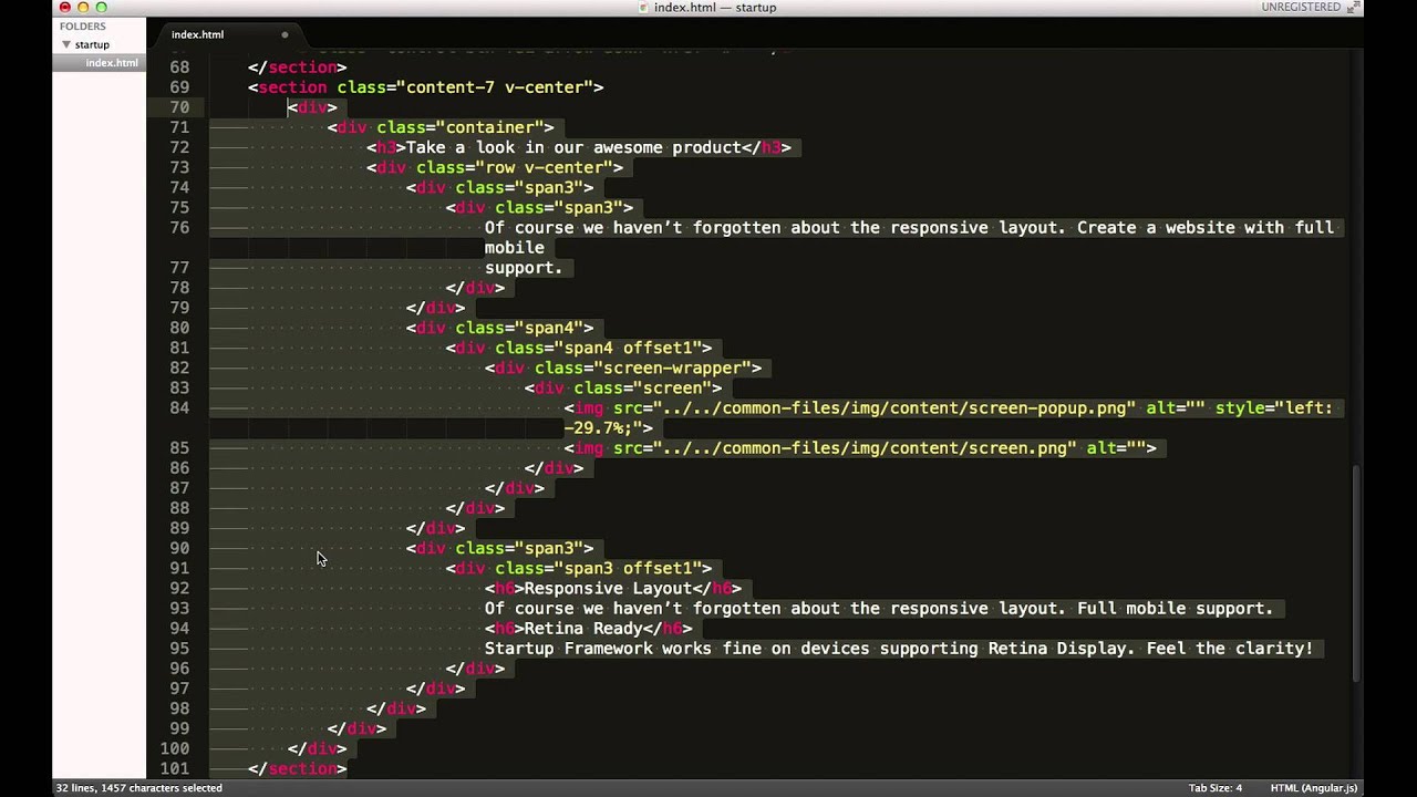 Startup Framework Tutorial - 2