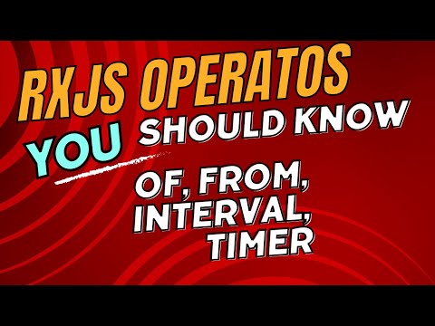 Master RxJS Creation Operators of, from, interval, timer | RxJS and Angular Tutorial