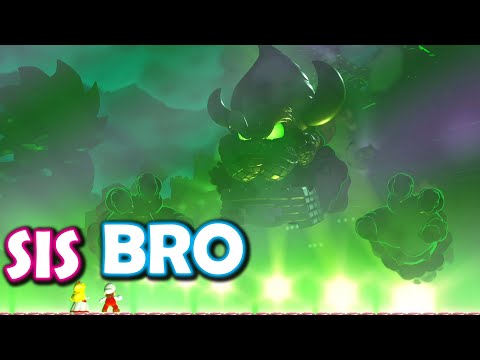 2-Player Super Mario Bros Wonder ENDING!! *BRO and SIS!* [World Bowser!!]