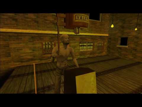 Mr.valve goldsrc engine's first showcase  intro/map