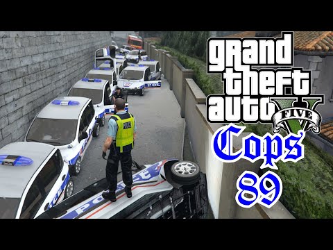 Les Renforts en Fiat Multipla Police Nationale - COPS 89 - LSPDFR GTA 5 MODS