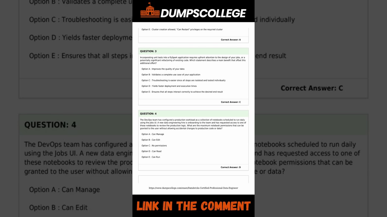 Databricks-Certified-Professional-Data-Engineer Exam Dumps: Databricks Certified Professional Exam