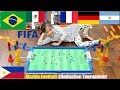 Marble Racing Football Marble Racing Sports 8 Countries Elimination Tournament Race 48