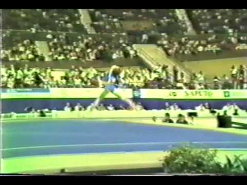 3rd T GDR Jana Vogel FX - 1985 World Gymnastics Championships 9.675