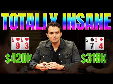 MANIAC GAMBLES BIG in $433,000 Pot!!!