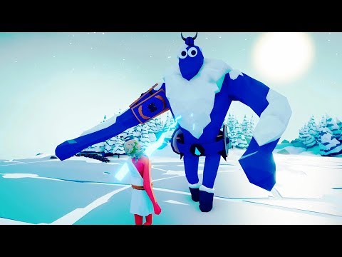 TABS Ice Giant 1 vs 1 All Units in Totally Accurate Battle Simulator Modded Gameplay