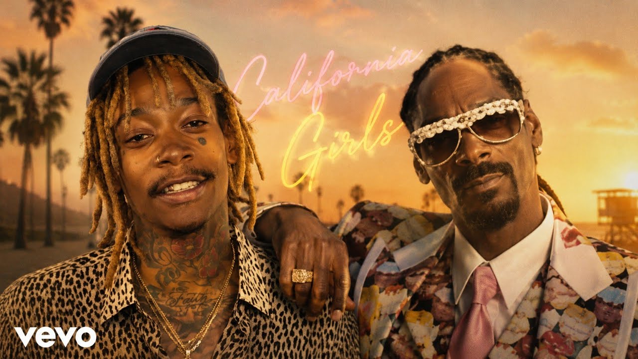 SNOOP DOGG FT WIZ KHALIFA - CALIFORNIA GIRLS (official music visualiser)