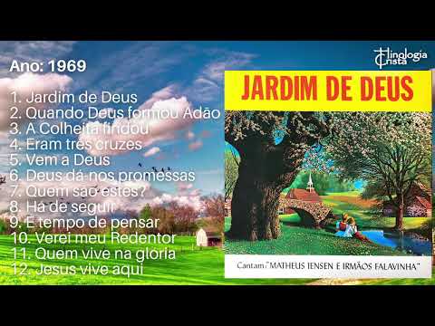 LP "JARDIM DE DEUS" - MATHEUS IENSEN E IRMÃOS FALAVINHA - GRAVADORA ESTRELA DA MANHÃ