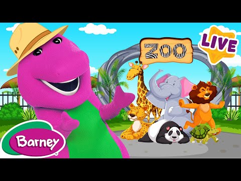 A Trip to the Zoo | Animals for Kids | Full Episodes LIVE | Barney the Dinosaur